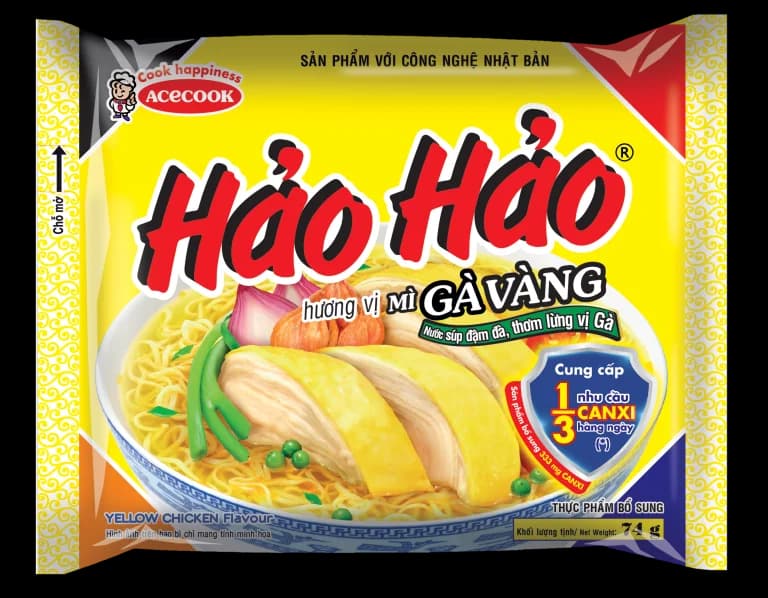 Mì Hảo Hảo Gà Vàng 75g chính hãng Hảo Hảo
