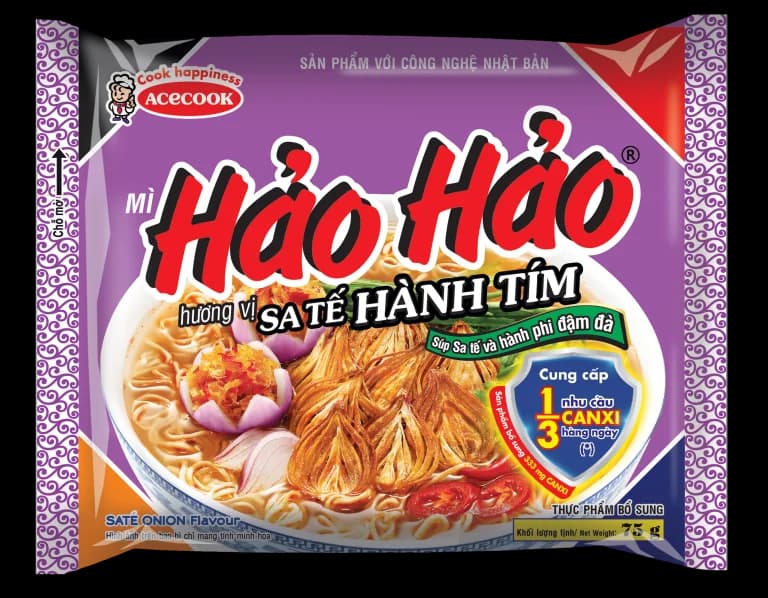 Mì Hảo Hảo Sa Tế Hành Tím 75g chính hãng Hảo Hảo
