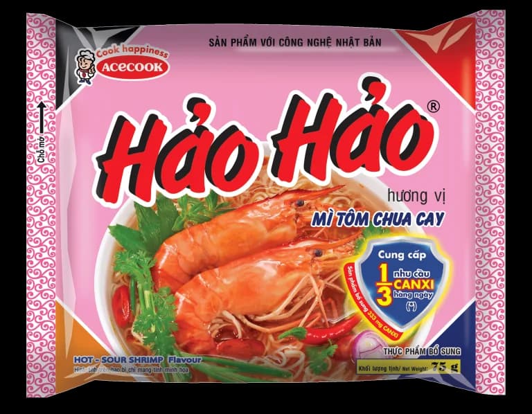 Mì Hảo Hảo tôm chua cay 75g Acecook chính hãng