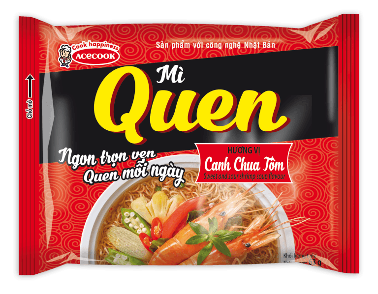 Mì Quen Hương Vị Canh Chua Tôm chính hãng Mì Quen