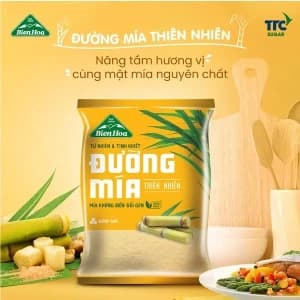 Natural Cane Sugar 1kg chính hãng TTC AgriS