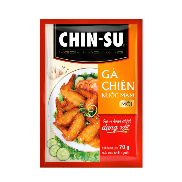 Gia vị hoàn chỉnh CHIN-SU dạng xốt Gà Chiên Nước Mắm chính hãng CHIN-SU