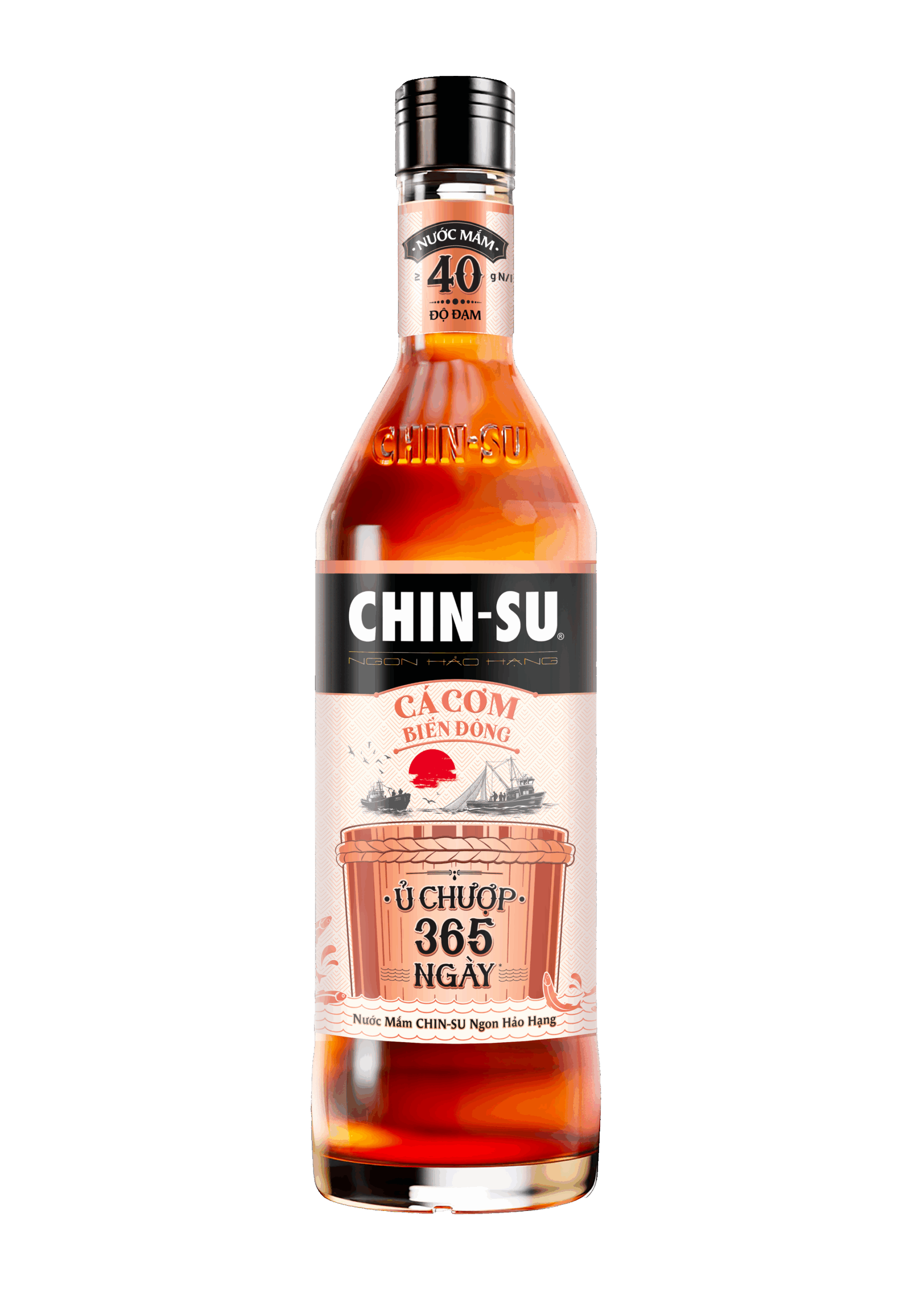Nước mắm CHIN-SU Ủ Chượp 365 Ngày 40 Độ Đạm chính hãng CHIN-SU