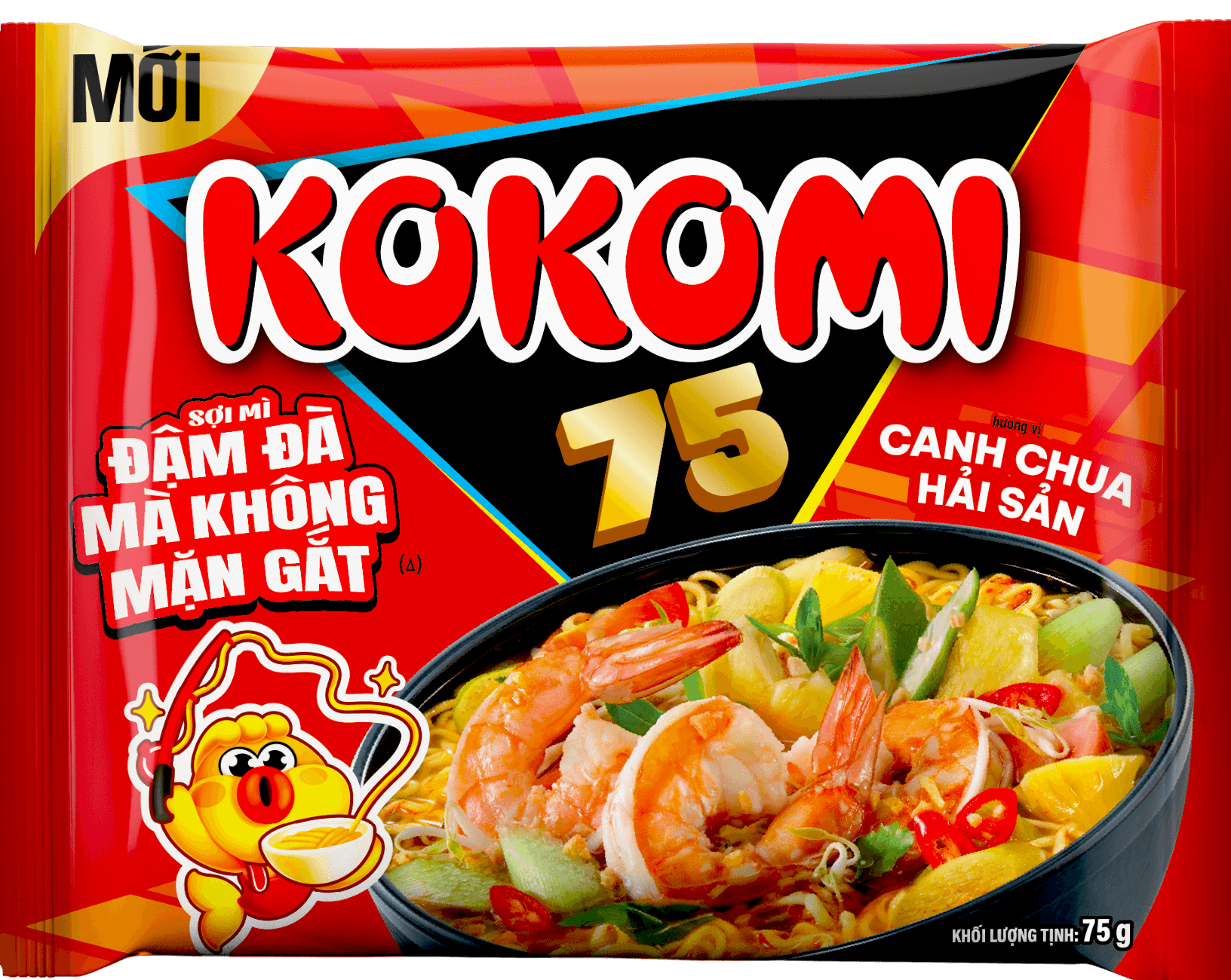 Mì Kokomi Canh Chua Hải Sản 75g chính hãng Kokomi
