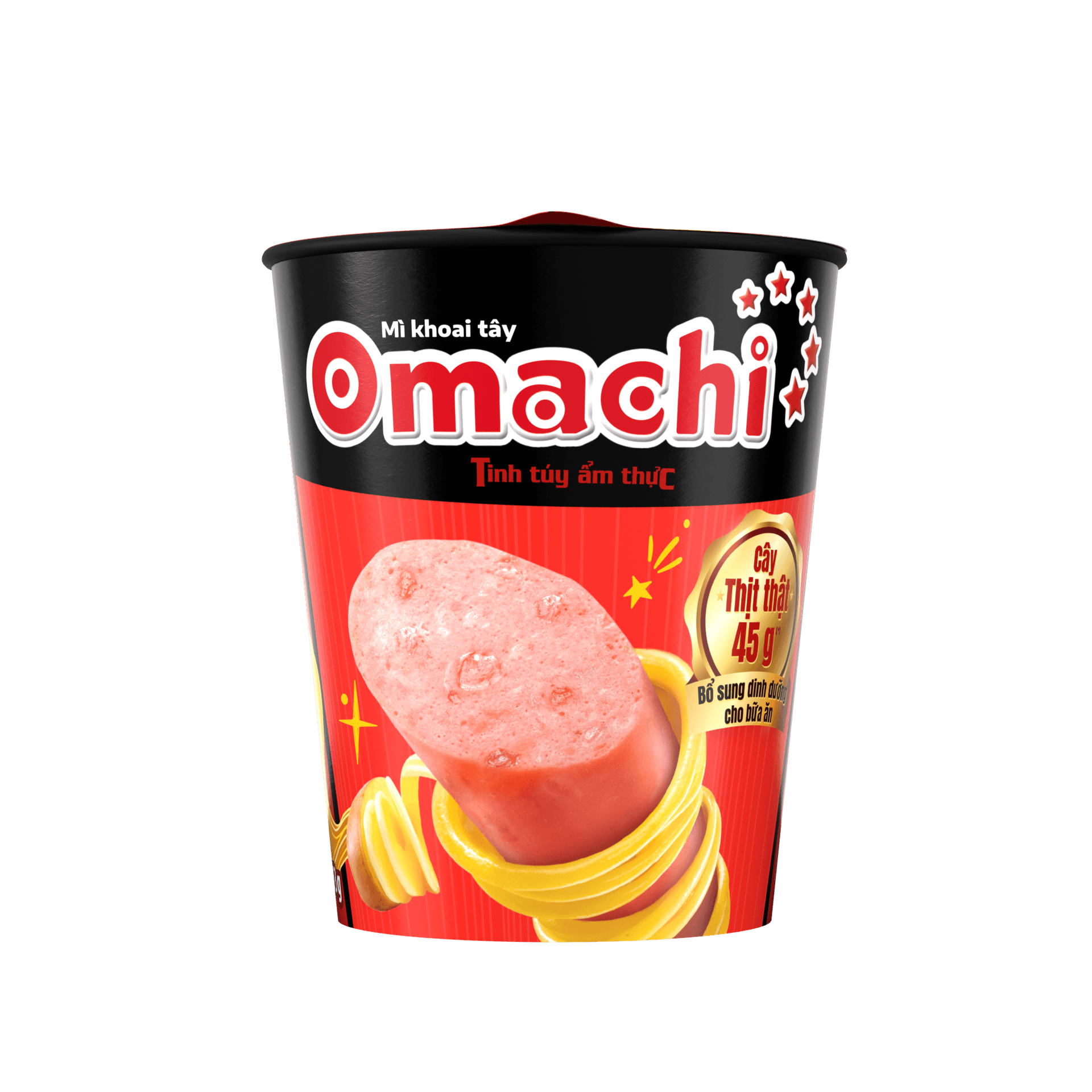 Mì Ly Omachi Xốt Bò Hầm 113g chính hãng Omachi