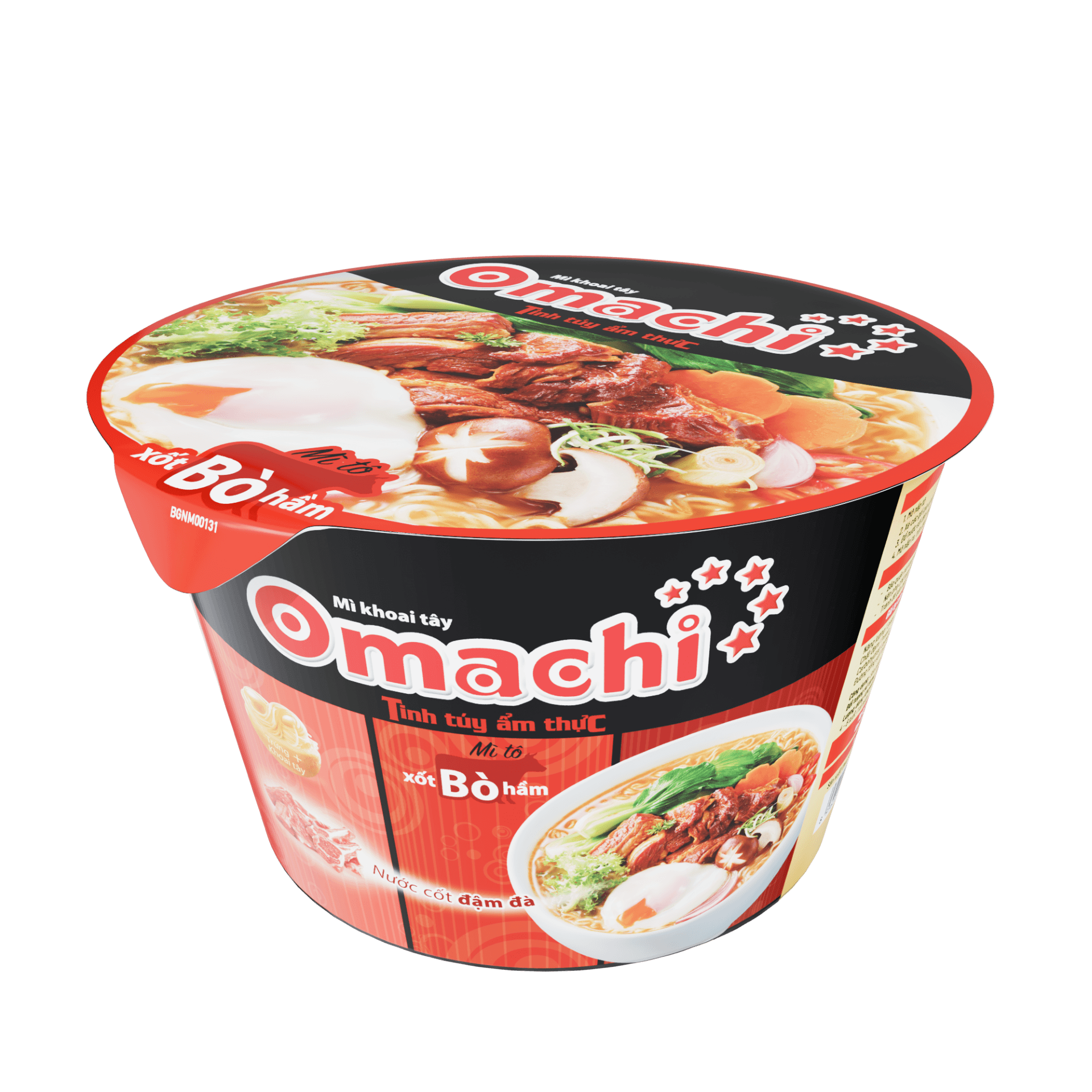Mì Tô Omachi Xốt Bò Hầm 93g chính hãng Omachi