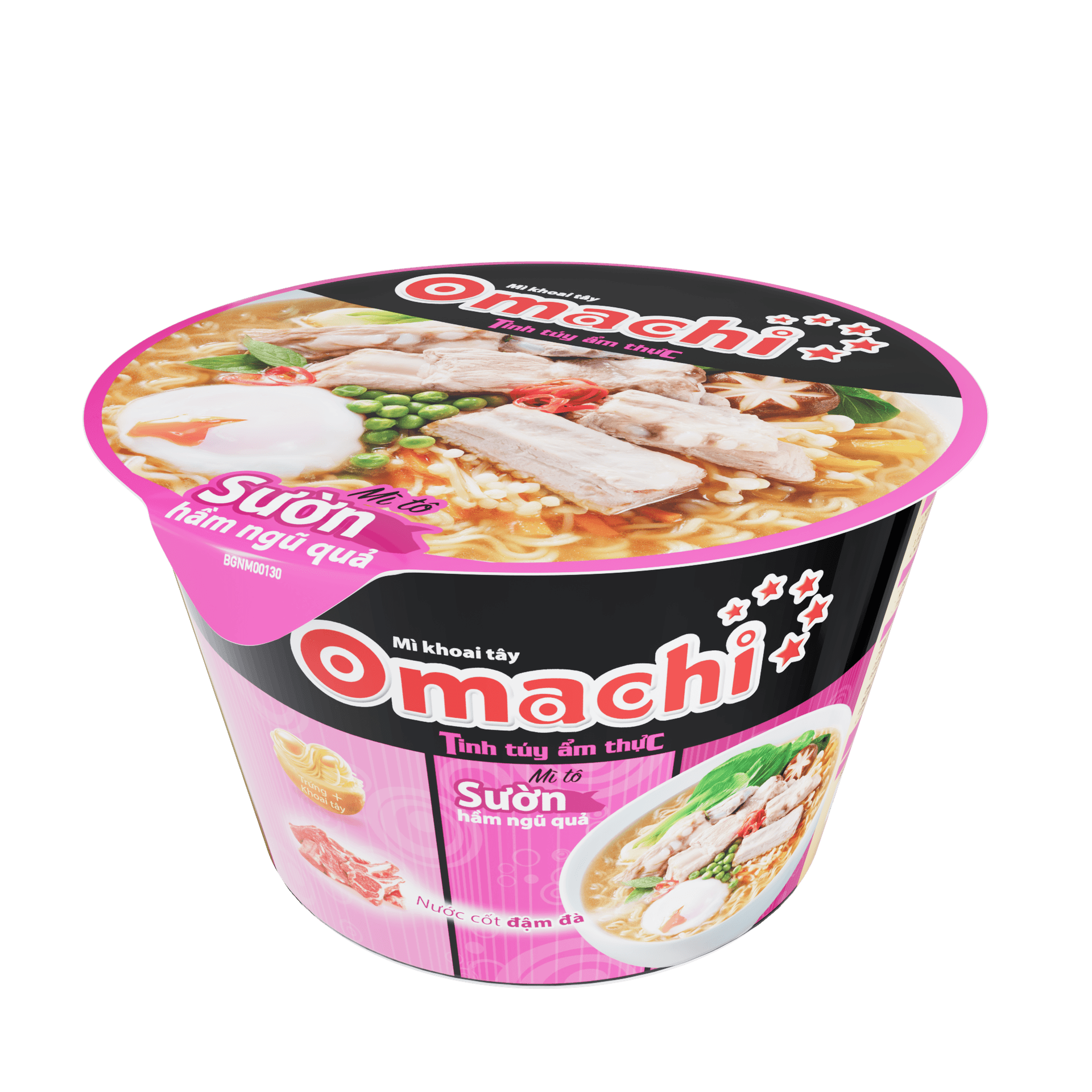 Mì Tô Omachi Sườn Hầm Ngũ Quả 96g chính hãng Omachi