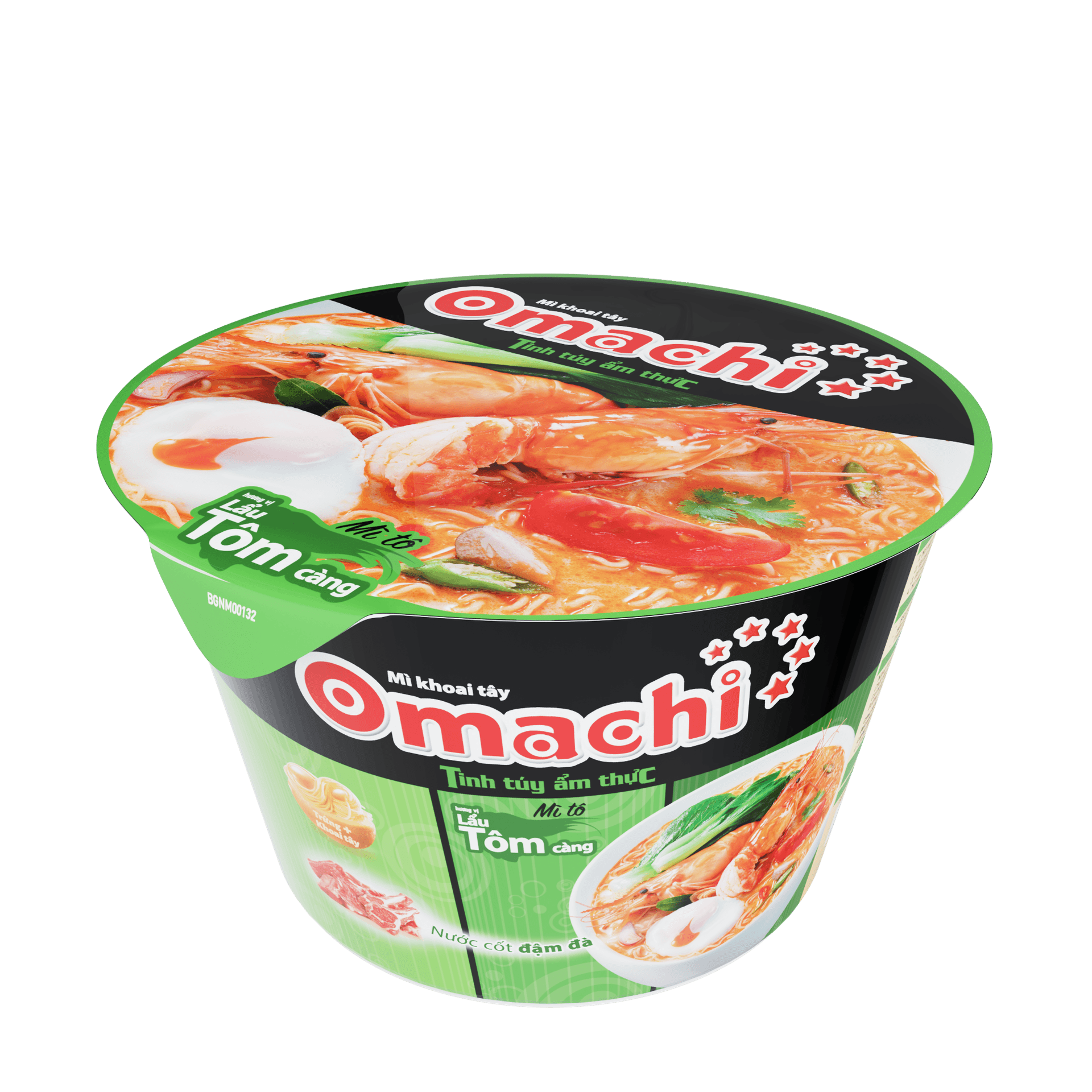 Mì Tô Omachi Lẩu Tôm Càng 92g chính hãng Omachi