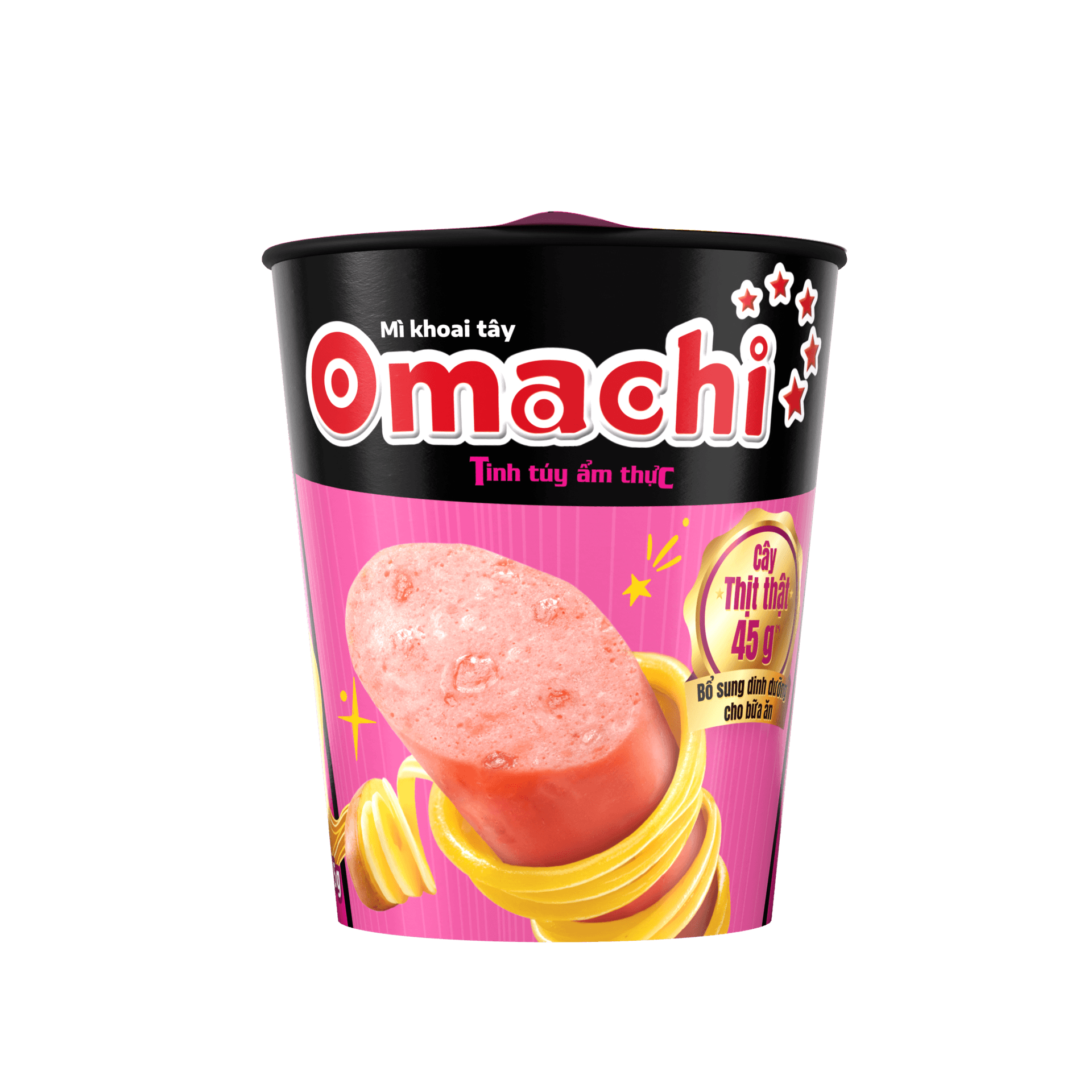 Mì Ly Omachi Sườn Hầm Ngũ Quả 115g chính hãng Omachi