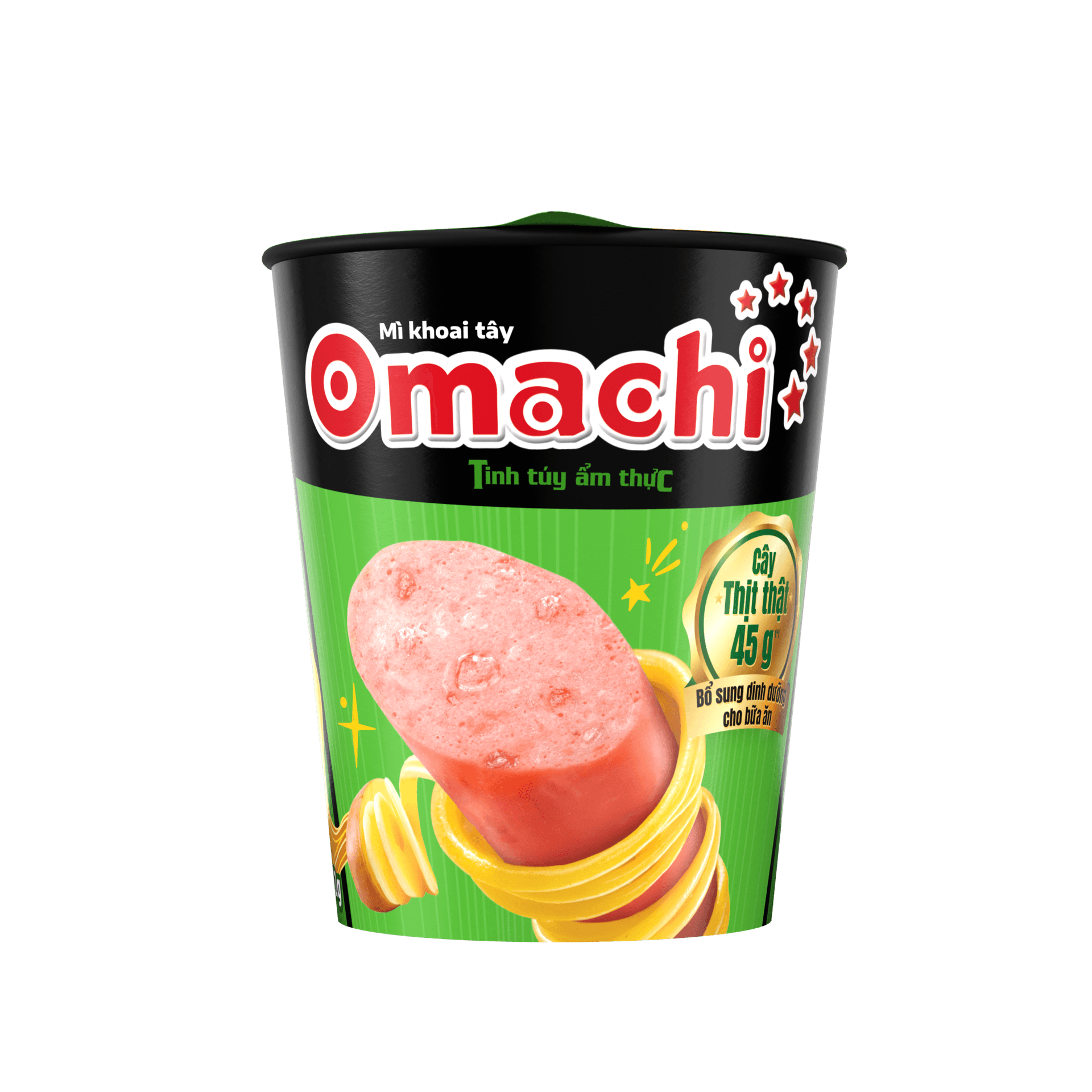 Mì Ly Omachi Lẩu Tôm Càng 112g chính hãng Omachi