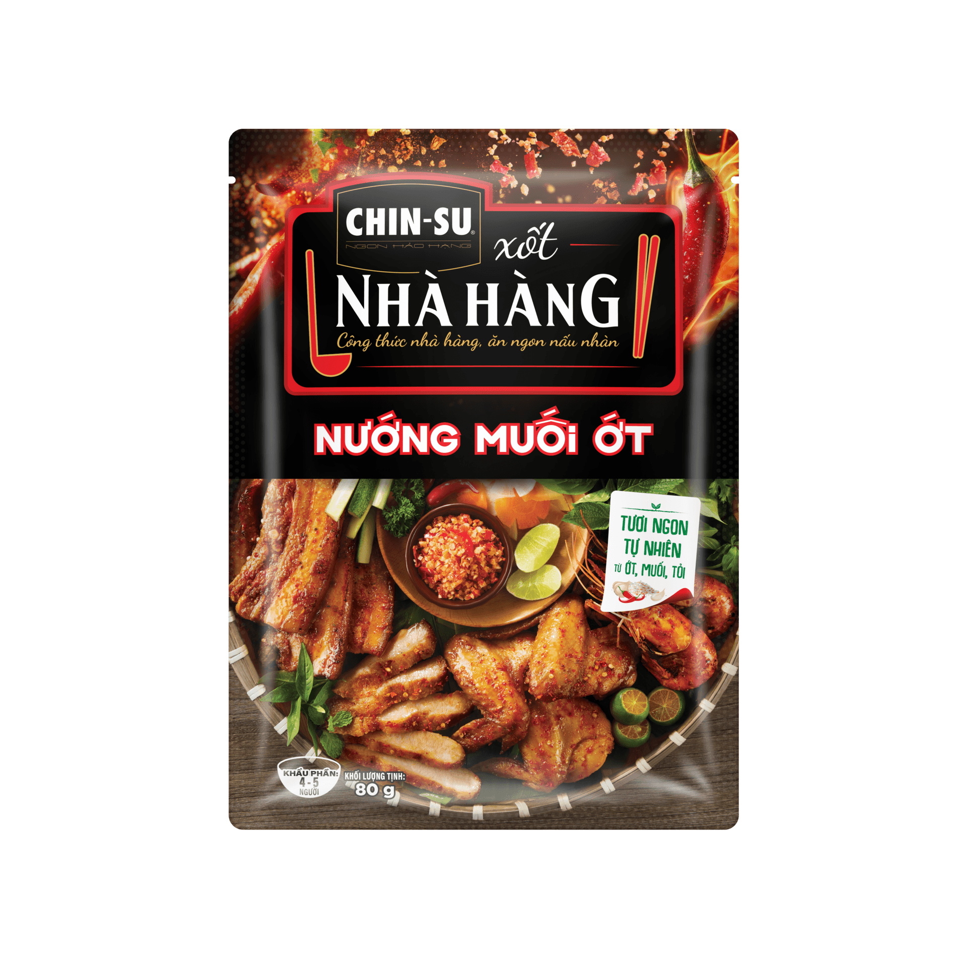 CHIN-SU Xốt Nhà Hàng Nướng Muối Ớt chính hãng CHIN-SU