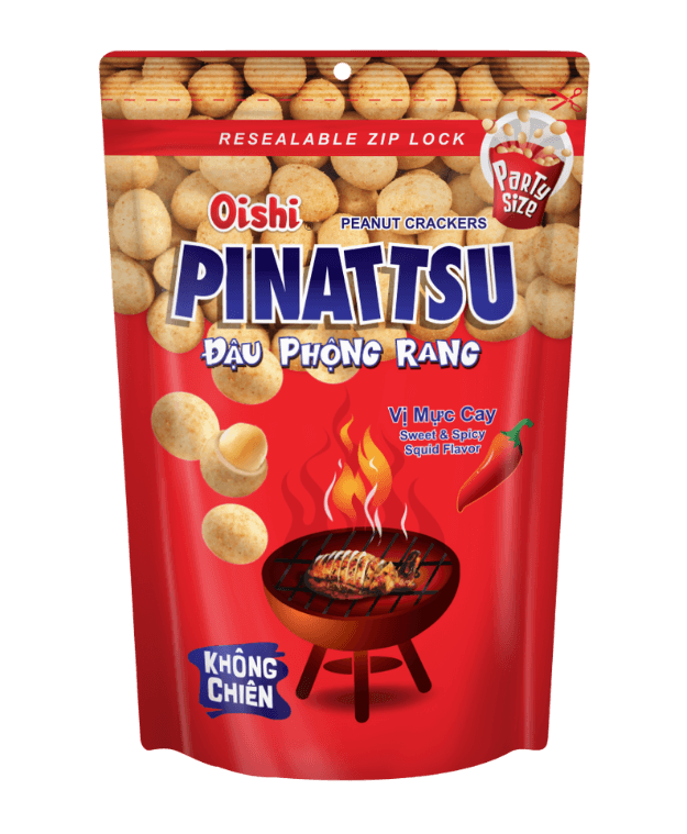 Snack Oishi Pinattsu - Snack Đậu Phộng Giòn chính hãng Oishi