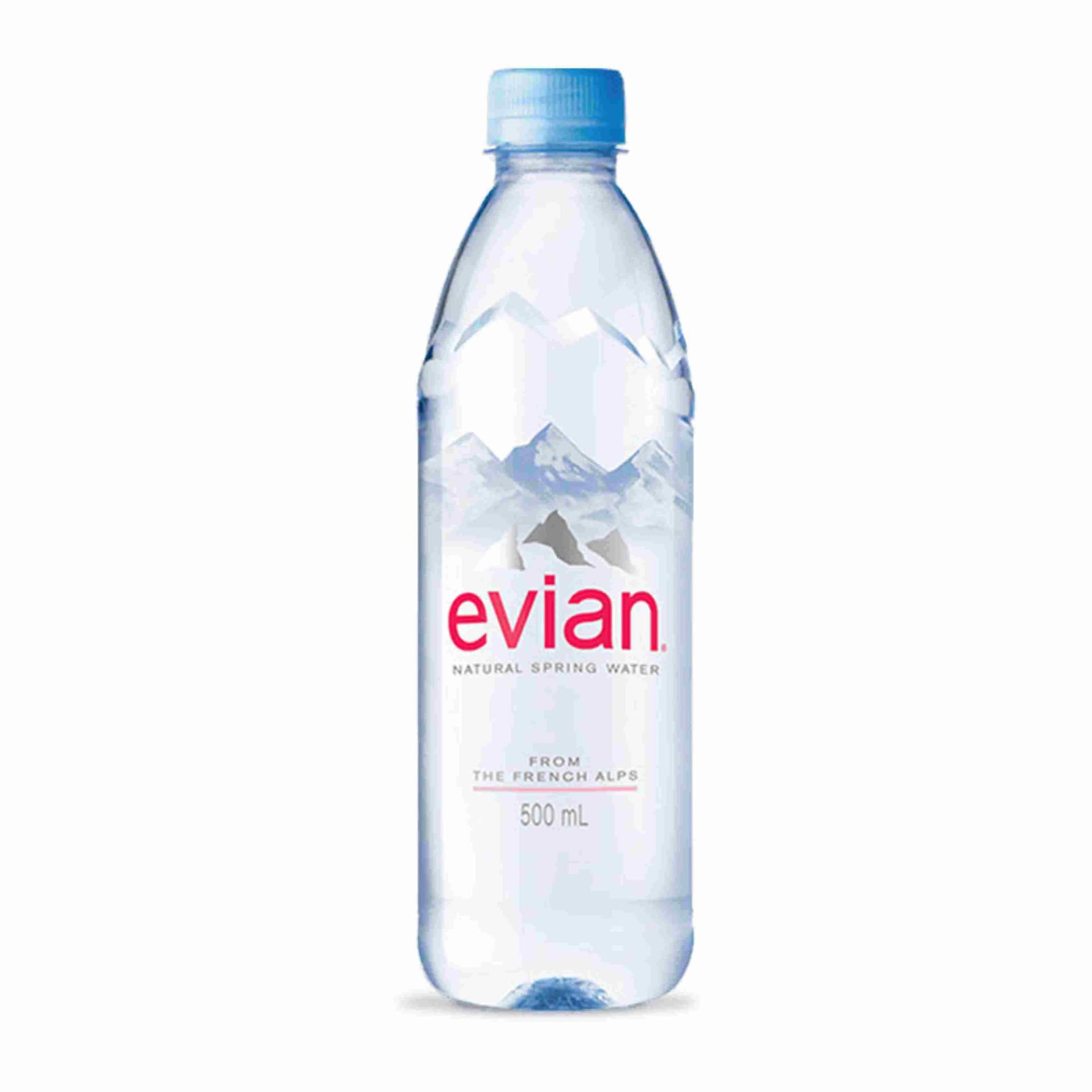 Nước khoáng Evian chai 500ml chính hãng Evian