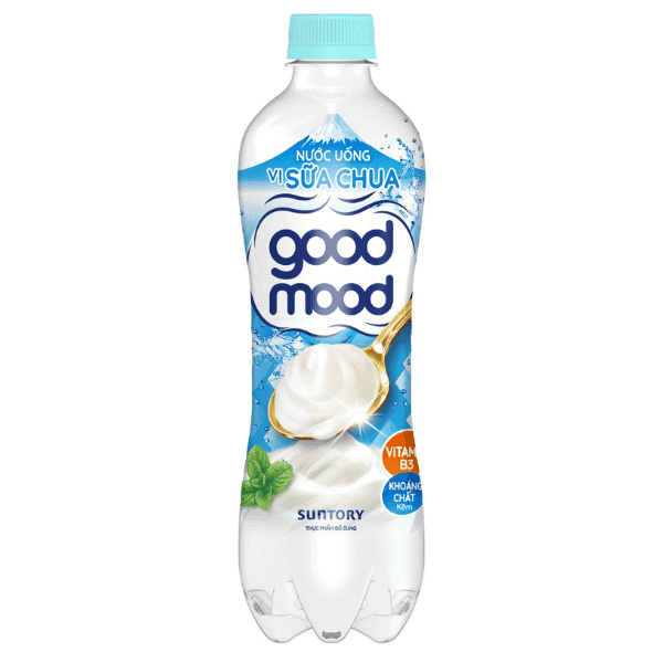 Nước giải khát không ga Good Mood vị sữa chua 455ml chính hãng Good Mood