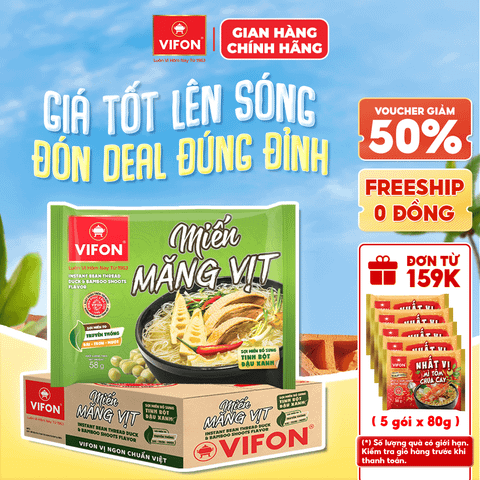 Thùng Miến măng vịt VIFON 58g chính hãng VIFON