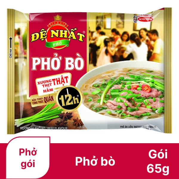 Phở bò Đệ Nhất gói 65g chính hãng Acecook
