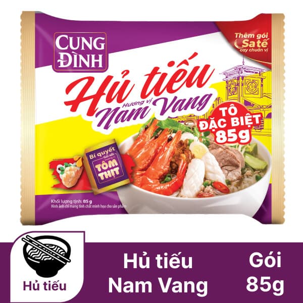 Hủ tiếu Nam Vang Cung Đình gói 85g chính hãng Cung Đình