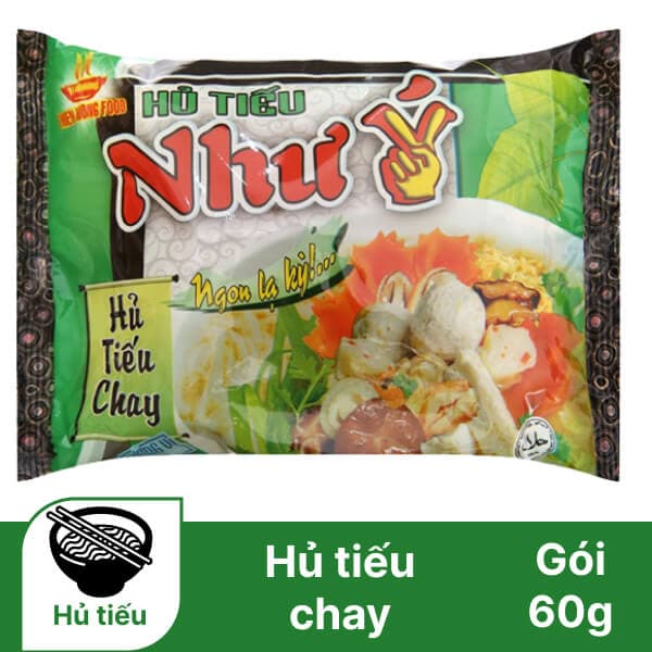 Hủ tiếu chay Như Ý gói 60g chính hãng Như Ý