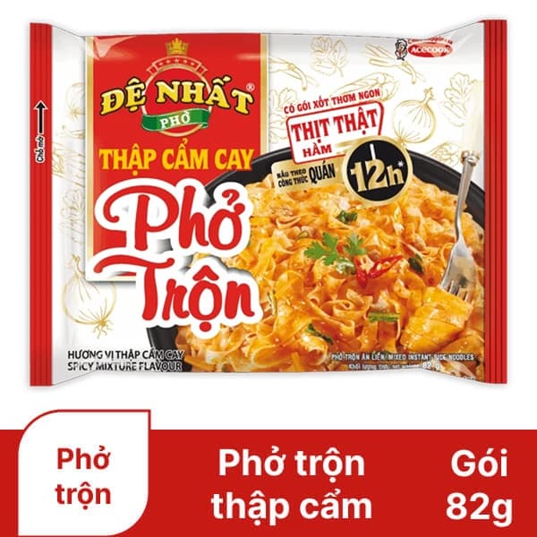 Phở trộn Đệ Nhất vị thập cẩm cay gói 82g chính hãng Acecook