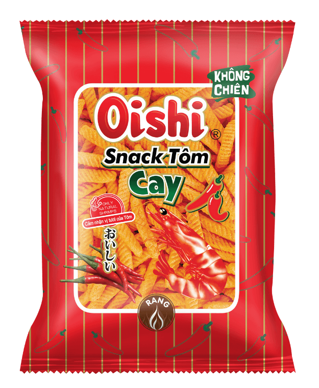Snack Oishi Tôm - Snack Tôm Giòn Bán Chạy chính hãng Oishi