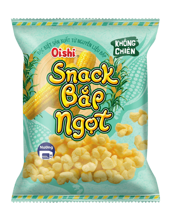 Snack Oishi Bắp Ngọt - Snack Bắp Nướng chính hãng Oishi