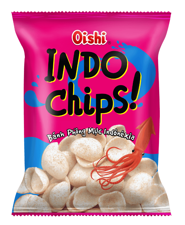 Snack Oishi Indo Chips! - Snack Phồng Giòn chính hãng Oishi
