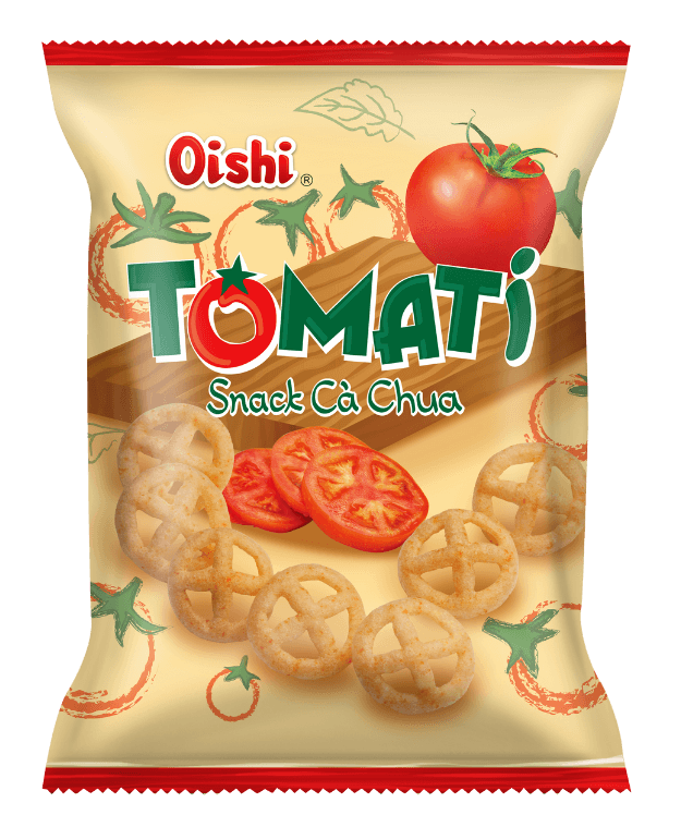 Snack Oishi Tomati - Snack Vị Cà Chua chính hãng Oishi