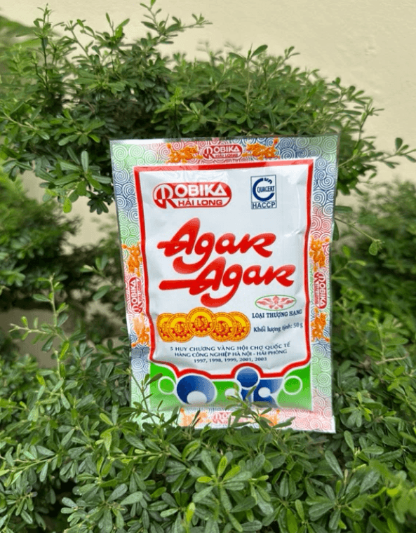 Thông tin bao bì Bột Rau Câu Long Hải 50g