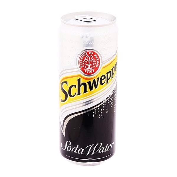 Nước soda có ga Schweppes lon 330ml chính hãng Schweppes