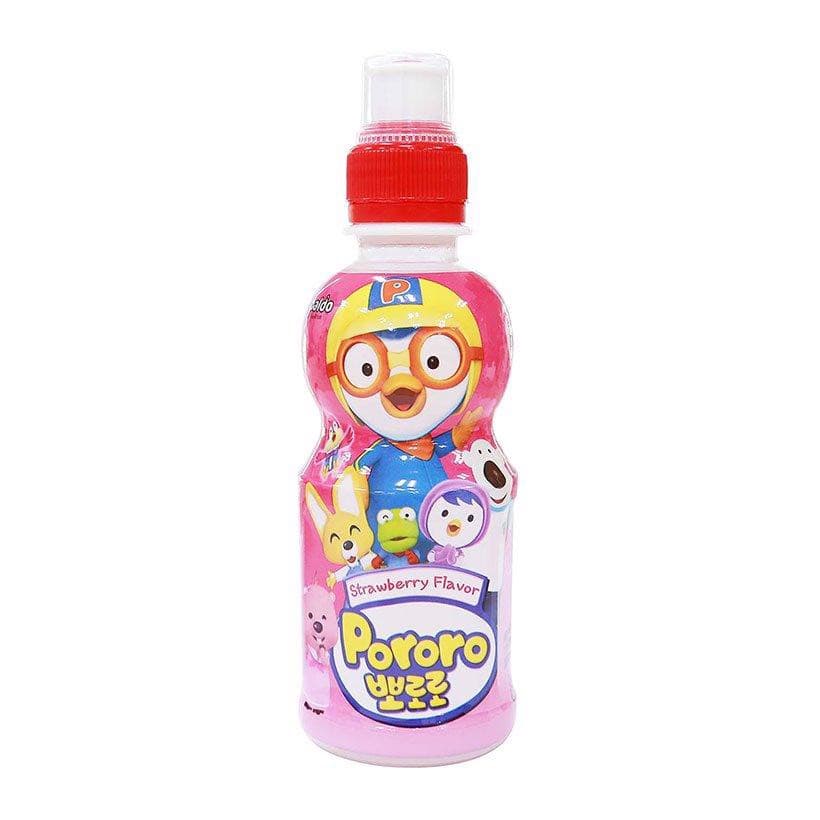 Nước uống vị dâu Pororo chai 235ml chính hãng Pororo