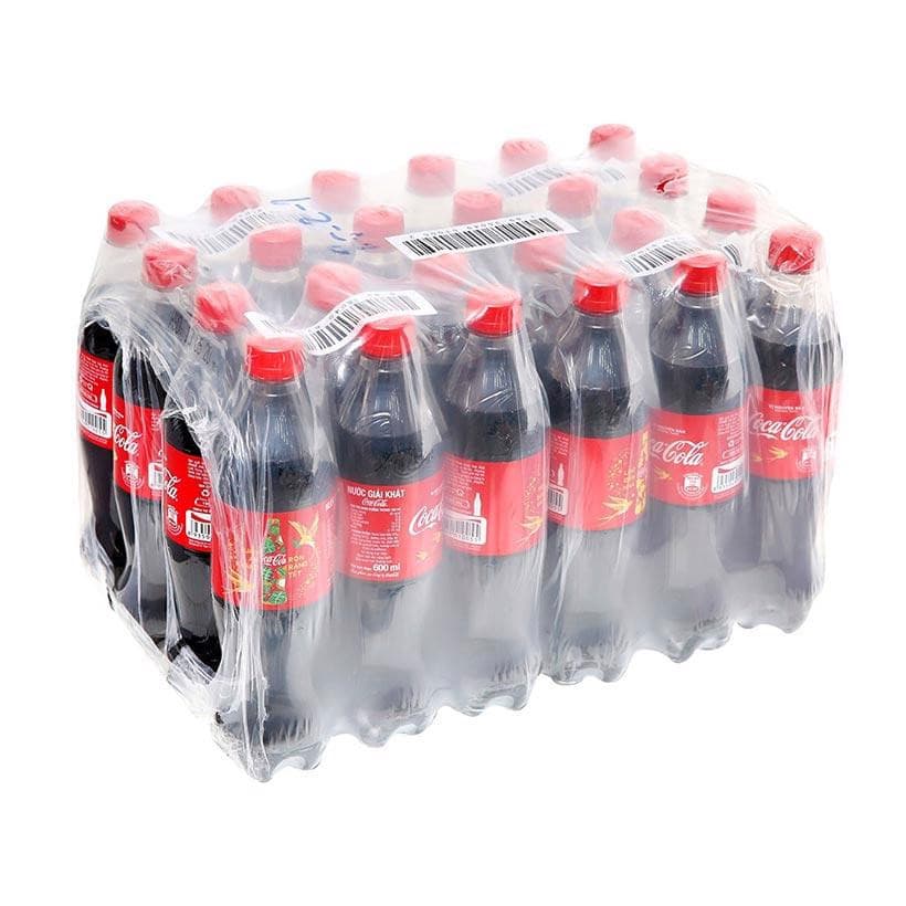 Thùng 24 chai nước ngọt coca 600ml chính hãng Coca-Cola