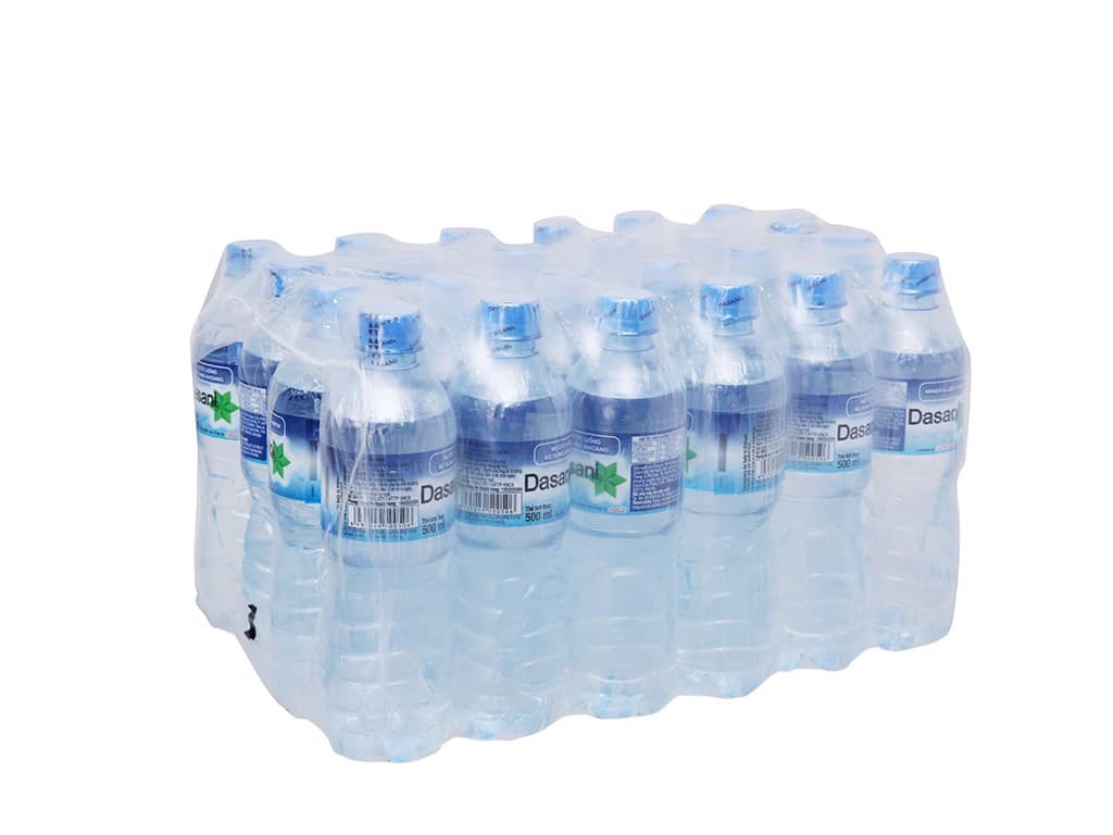 Thùng 24 chai nước uống tinh khiết Dasani chai 500ml/510ml chính hãng Dasani
