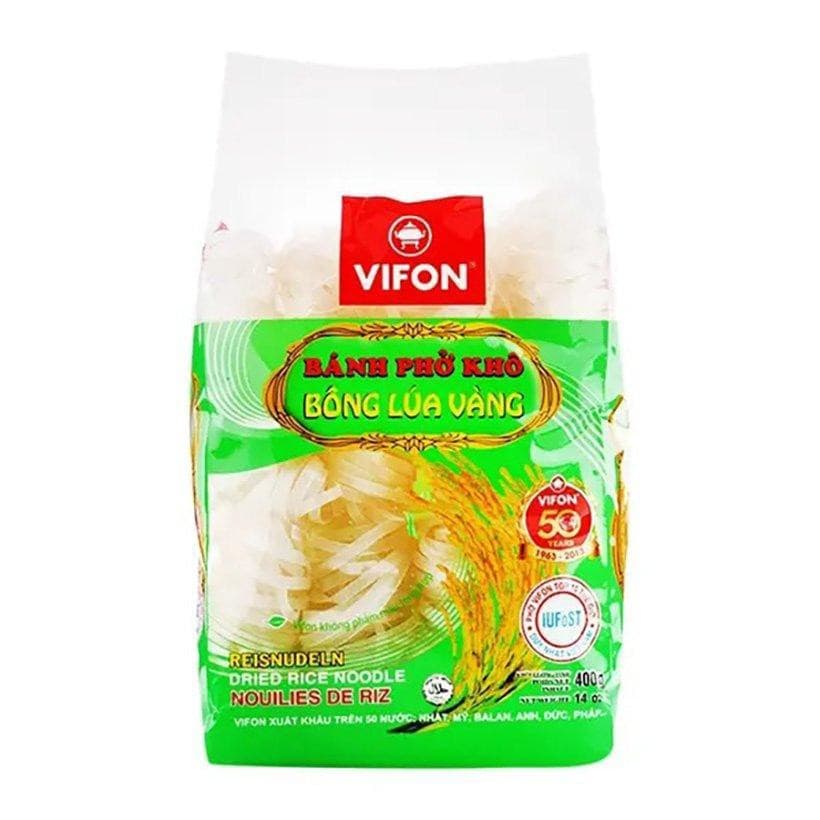 Bánh phở khô Bông Lúa Vàng VIFON gói 400g chính hãng VIFON