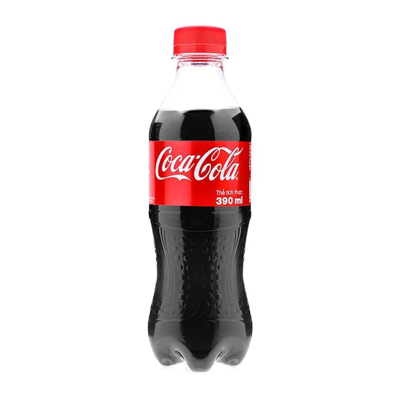Nước giải khát có ga Coca-Cola chai 390ml chính hãng Coca-Cola