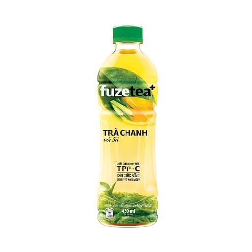 Trà chanh với sả Fuzetea + 450ml chính hãng Fuzetea