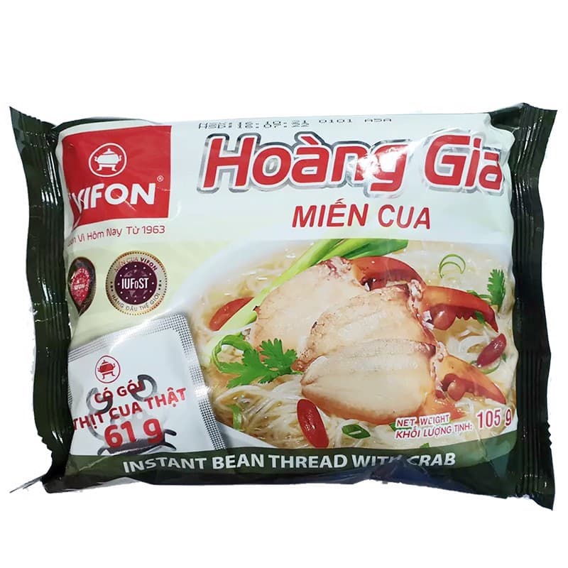 Hoàng Gia Miến Cua VIFON gói 105g chính hãng VIFON