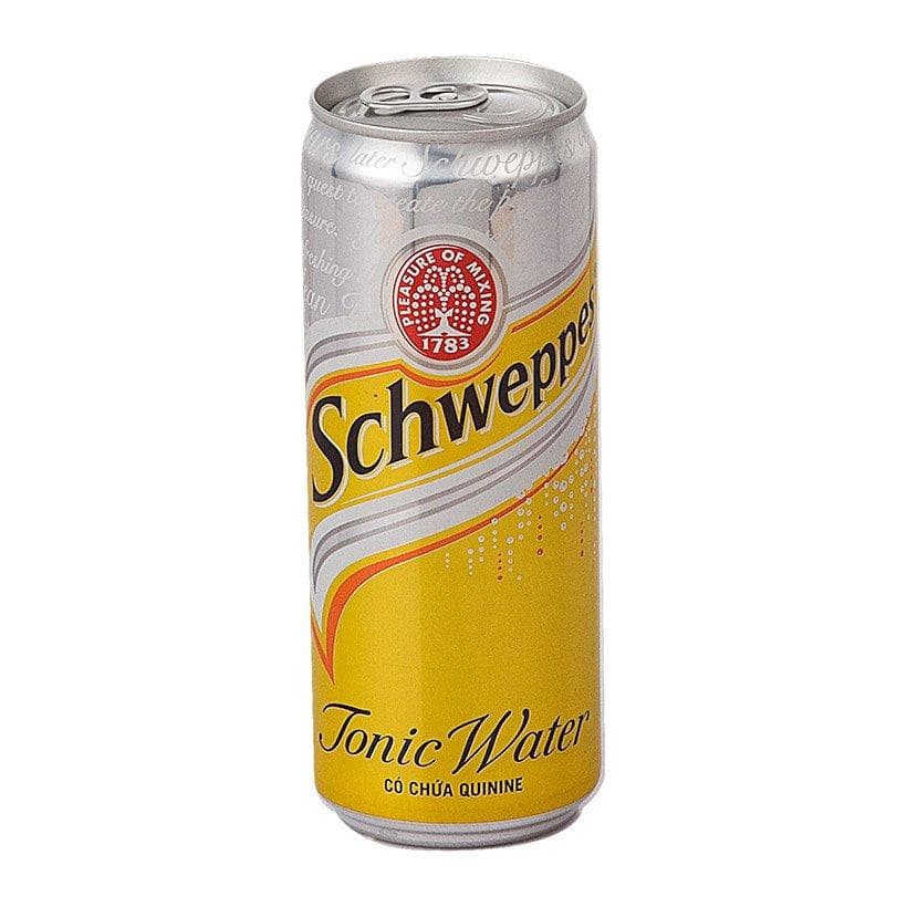 Nước giải khát Schweppes Tonic lon 330ml chính hãng Schweppes