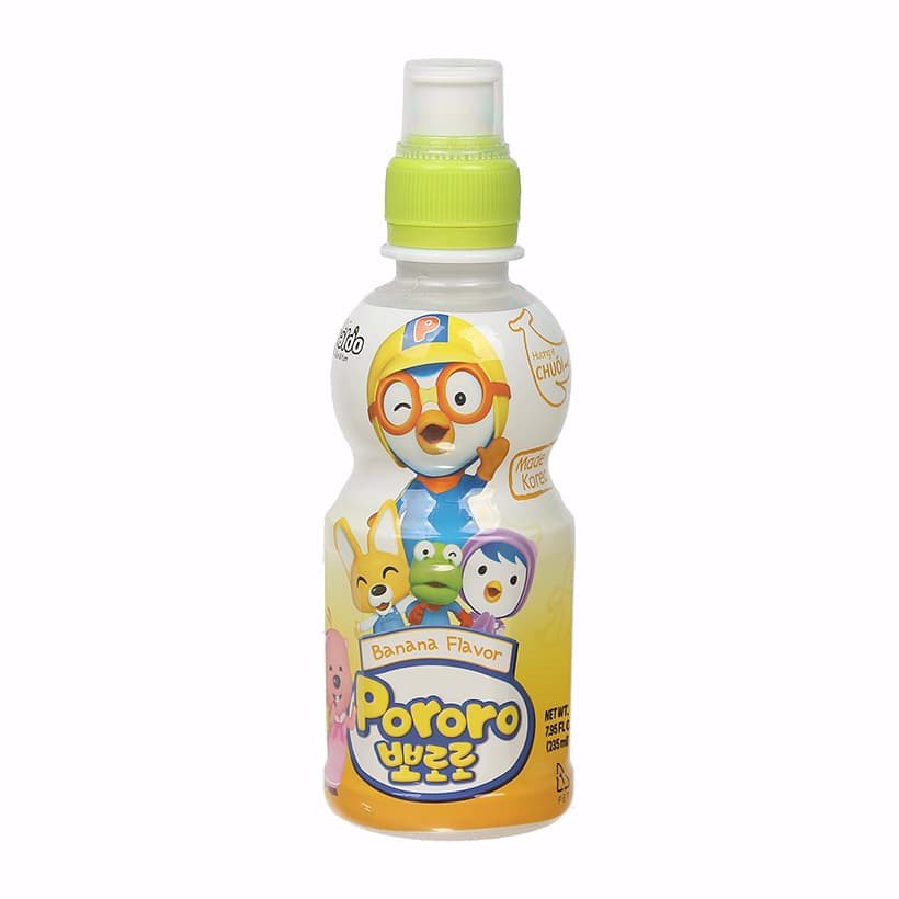 Nước uống Pororo hương vị chuối 235ml chính hãng Pororo