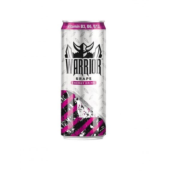 Nước ngọt Warrior vị nho lon 325ml chính hãng Warrior