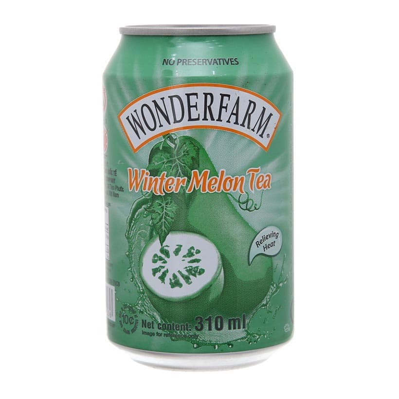 Trà bí đao Wonderfarm lon 310ml chính hãng Wonderfarm