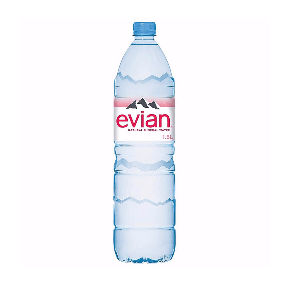 Nước khoáng thiên nhiên Evian chai 1.5L chính hãng Evian
