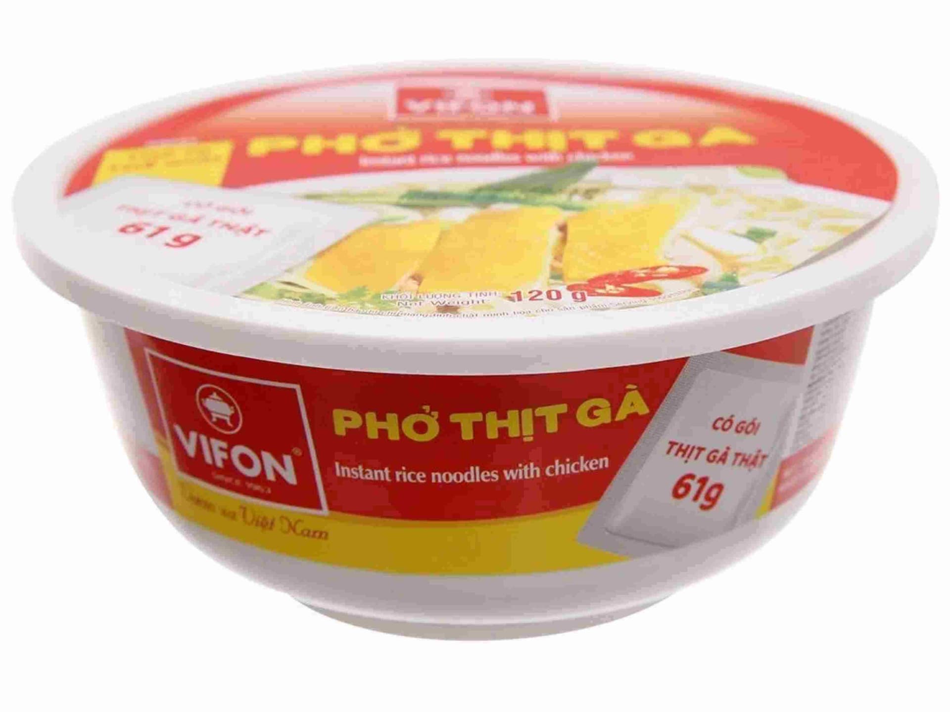 Phở thịt gà VIFON bát 120g chính hãng VIFON