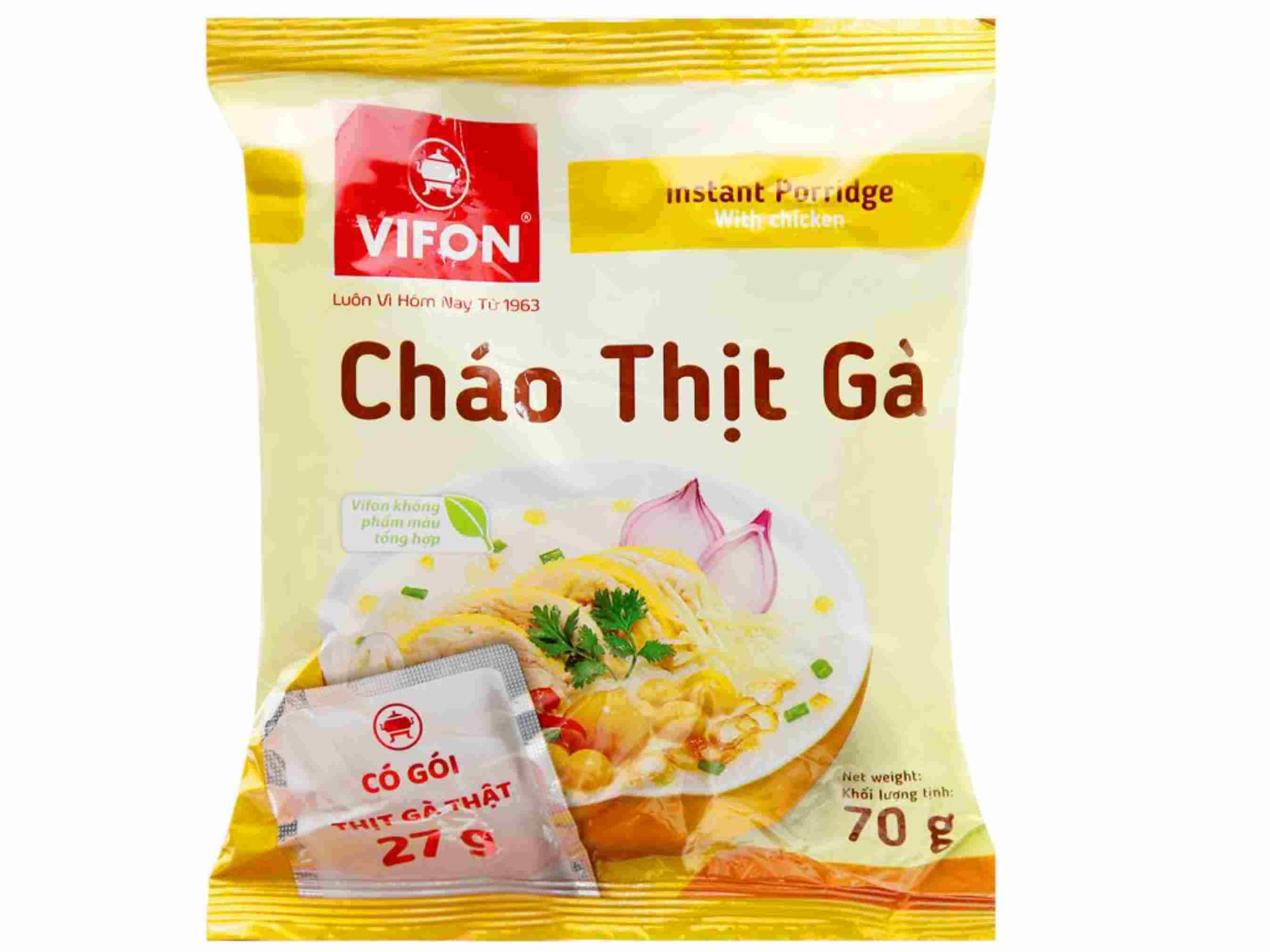 Cháo thịt gà VIFON gói 70g chính hãng VIFON
