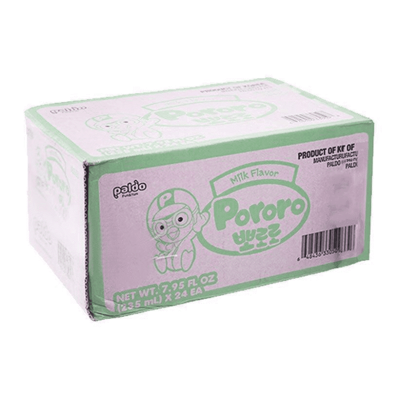 Nước uống hương vị táo Pororo chai 235ml chính hãng Pororo