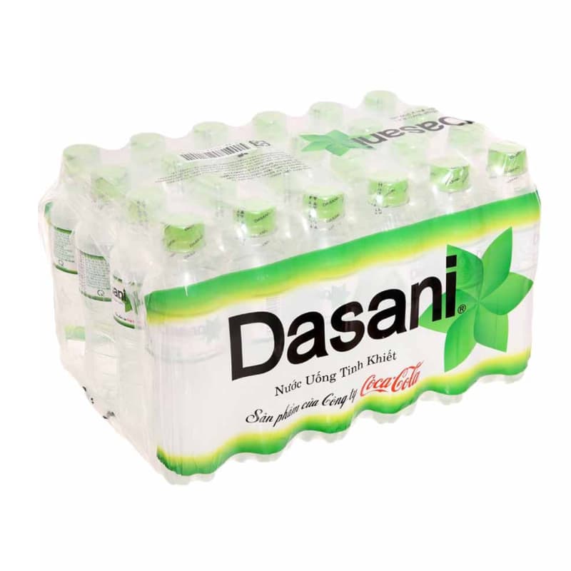 Thùng 24 chai Nước uống đóng chai Dasani chai 500ml chính hãng Dasani