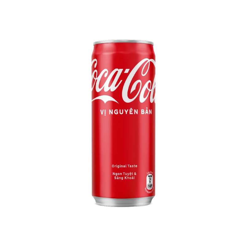 Nước giải khát Coca-Cola lon 320ml chính hãng Coca-Cola
