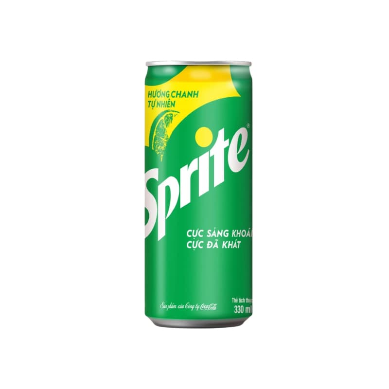 Nước giải khát Sprite lon 330ml chính hãng Sprite
