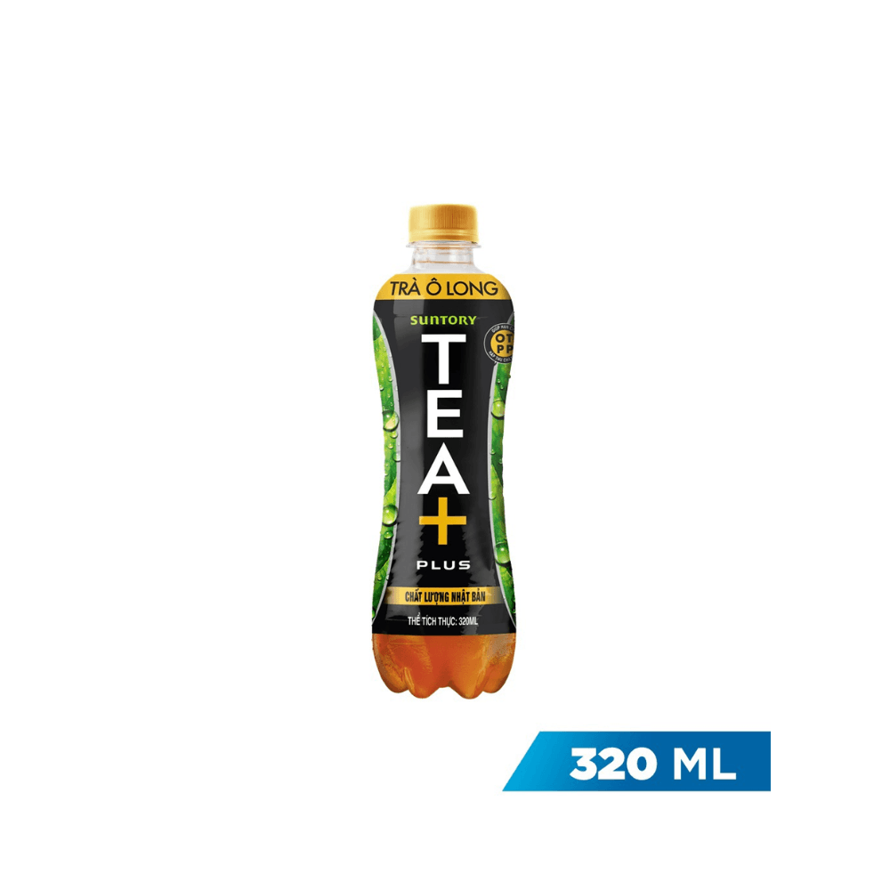 Trà Ô long Tea Plus chai 350ml chính hãng Tea+