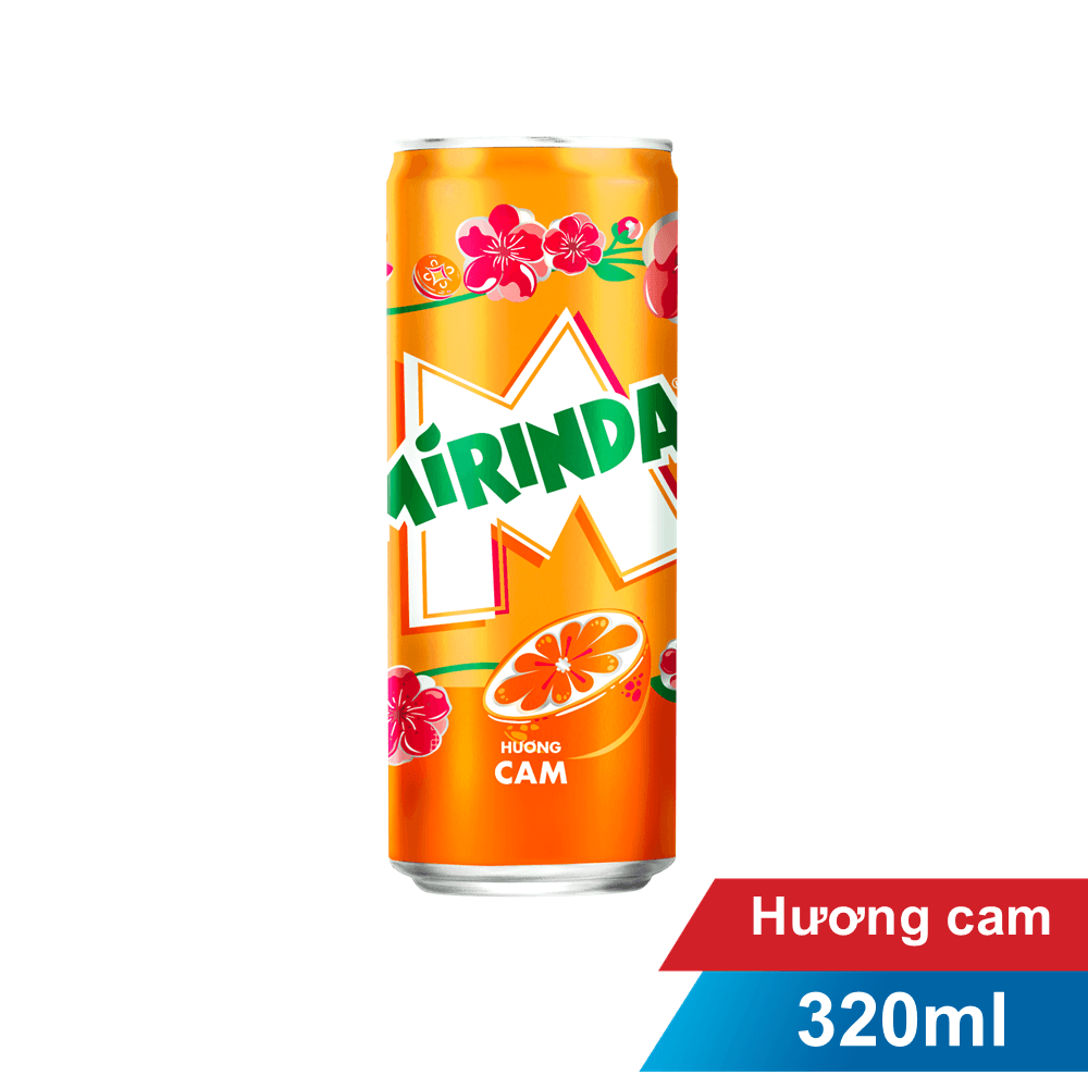 Nước ngọt Mirinda sleek 330ml chính hãng Mirinda