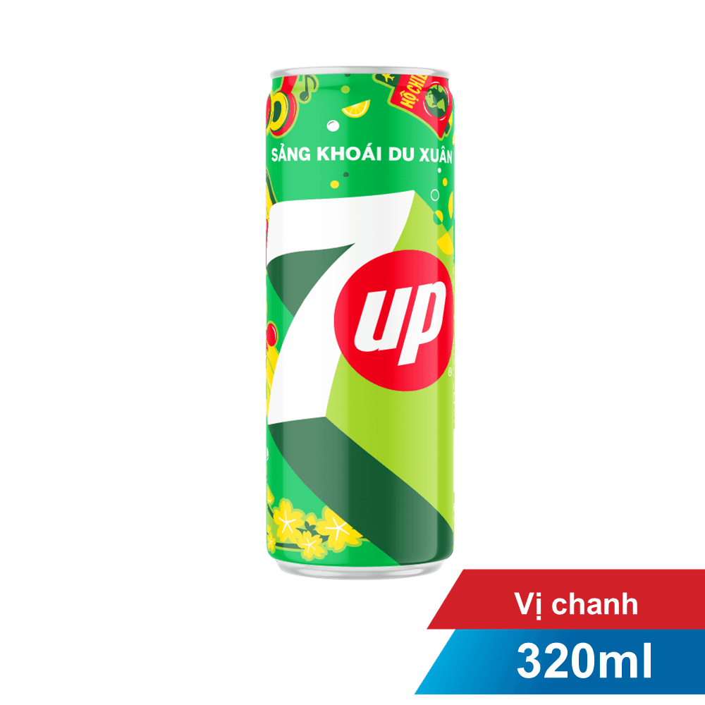 Nước ngọt 7Up lon 330ml chính hãng 7Up